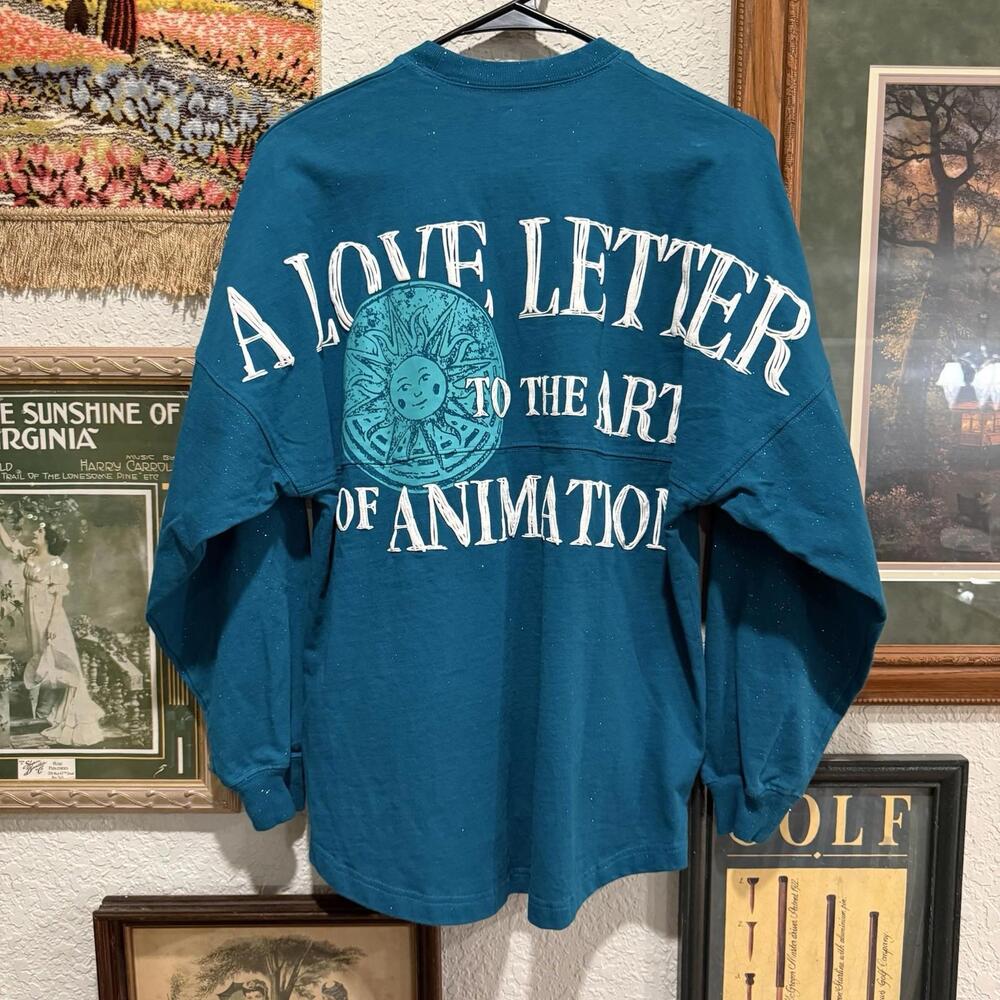 NWOT RARE Cirque Du Soleil Drawn To Life Disney Sparkle Spirit Jersey Size Small